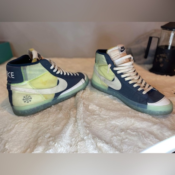 Nike Blazer Mid '77 Shoes Sneakers - Armory Navy - Picture 8 of 11